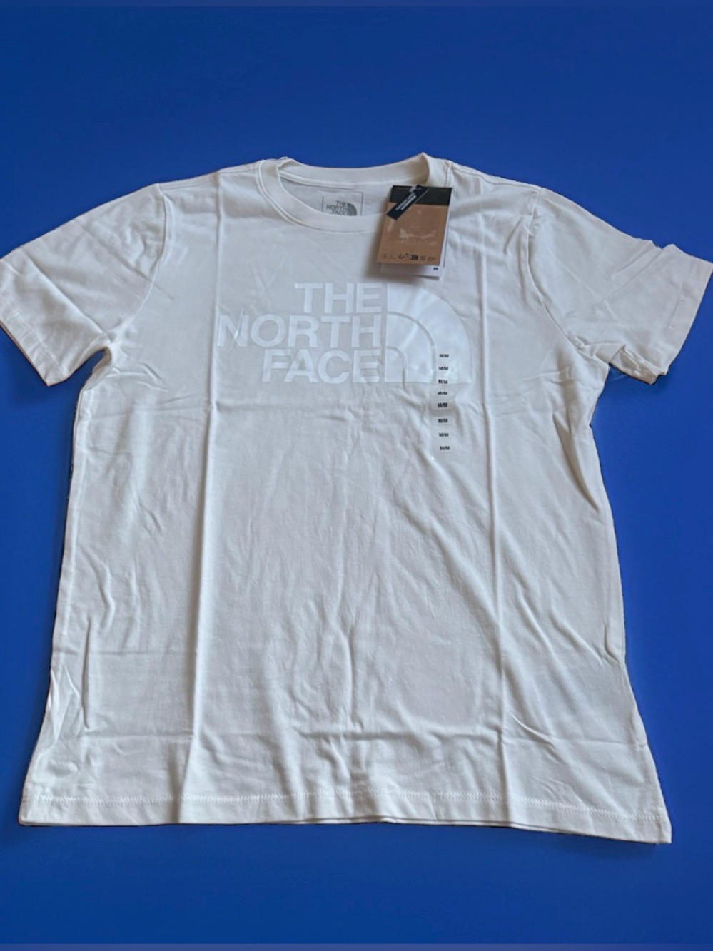 The North Face White Logo Short Sleeve Crew Tee